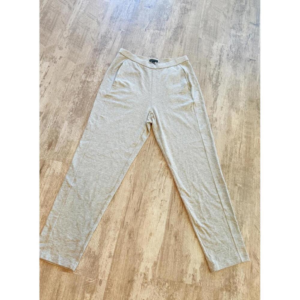 Eileen Fisher Tencel Organic Cotton Fleece Pant NEW - Picture 2 of 9